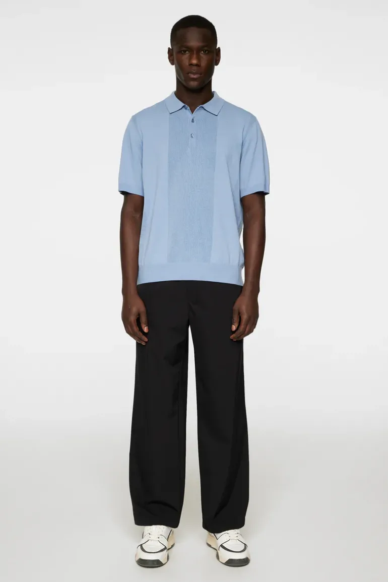Best Reymond Solid Stripe Polo Polo Shirts|Knitwear