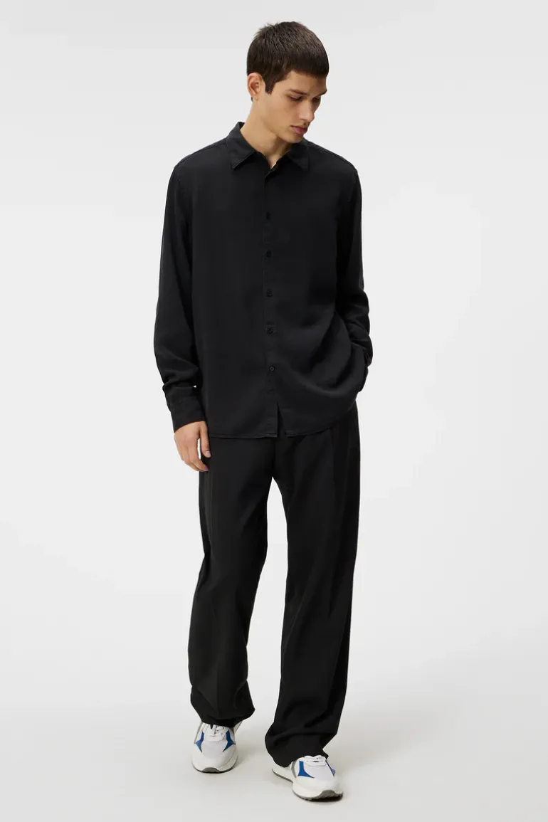Sale Slim LS Comfort Tencel Shirt Skjorter|Shirts