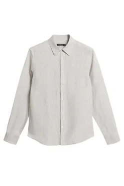Flash Sale Slim LS Linen Melange Shirt Tops|Skjorter