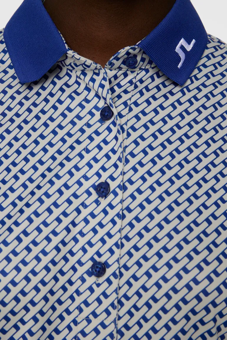 Best Tour Tech Print Polo Golf|Tops