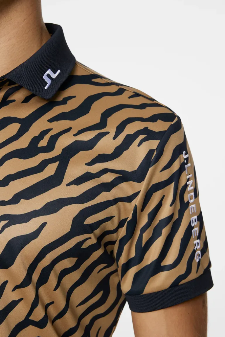 Online Tour Tech Print Polo Golf|Polo Shirts