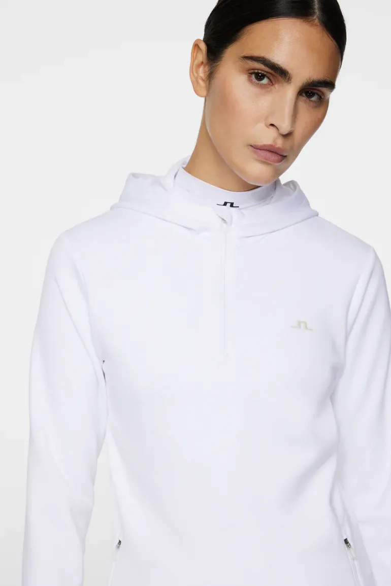 Outlet W Aerial Quarter Zip Hood Golf|Base & Mid Layers
