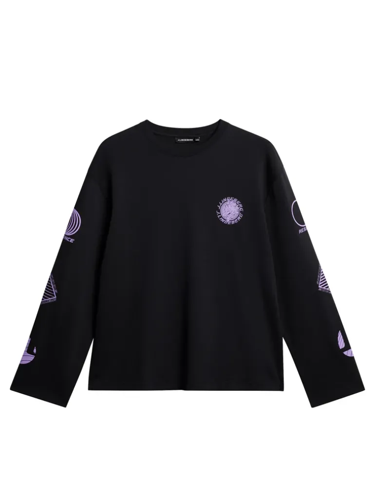 Discount Walsh LS Print T-shirt Tops|T-shirts