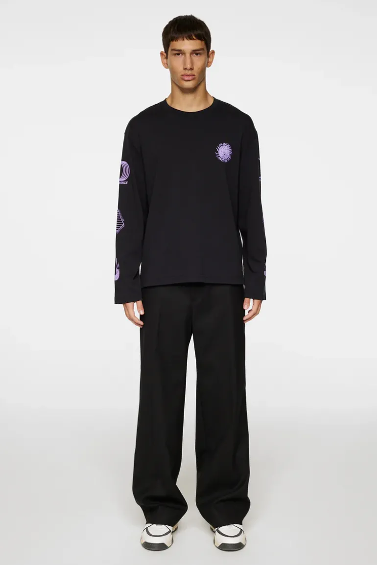 Discount Walsh LS Print T-shirt Tops|T-shirts